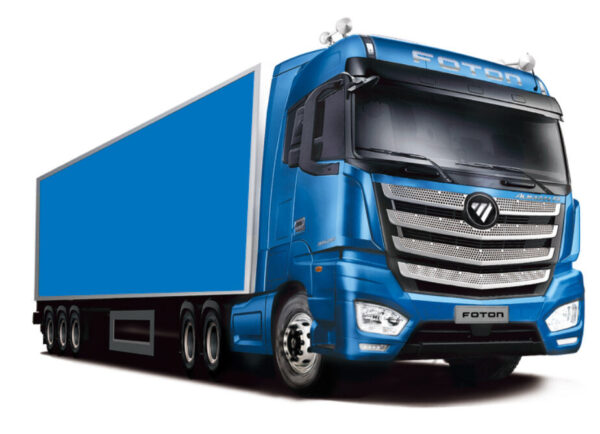 Foton AUMAN EST 6×4 Blue Cargo Box