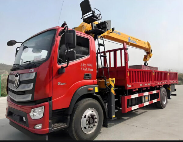Foton 6×4 straight boom truck-mounted crane, with a maximum lifting capacity of 16 tons - Image 5