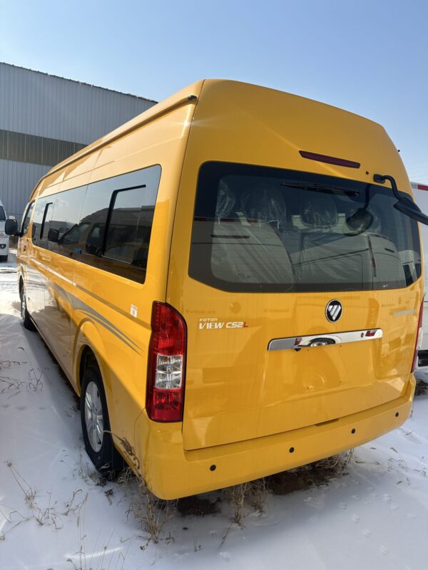 Foton 15-seat scenic light bus in yellow - Image 2