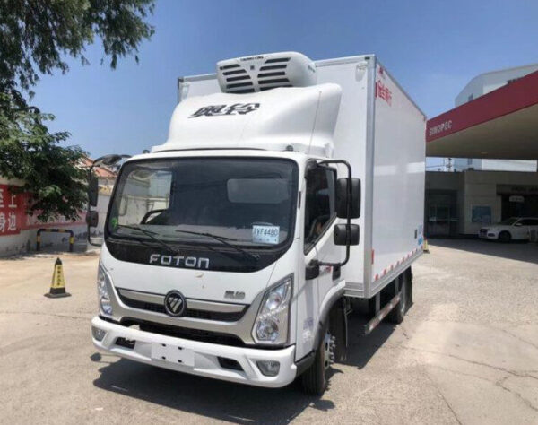 Foton Aumark E refrigerated truck, independent chiller with Cold King