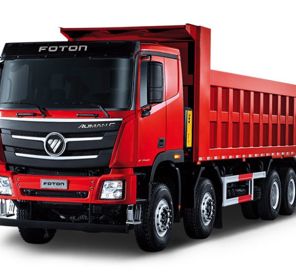 FOTON-Auman-GTL-8X4-Dump-Truck-Red
